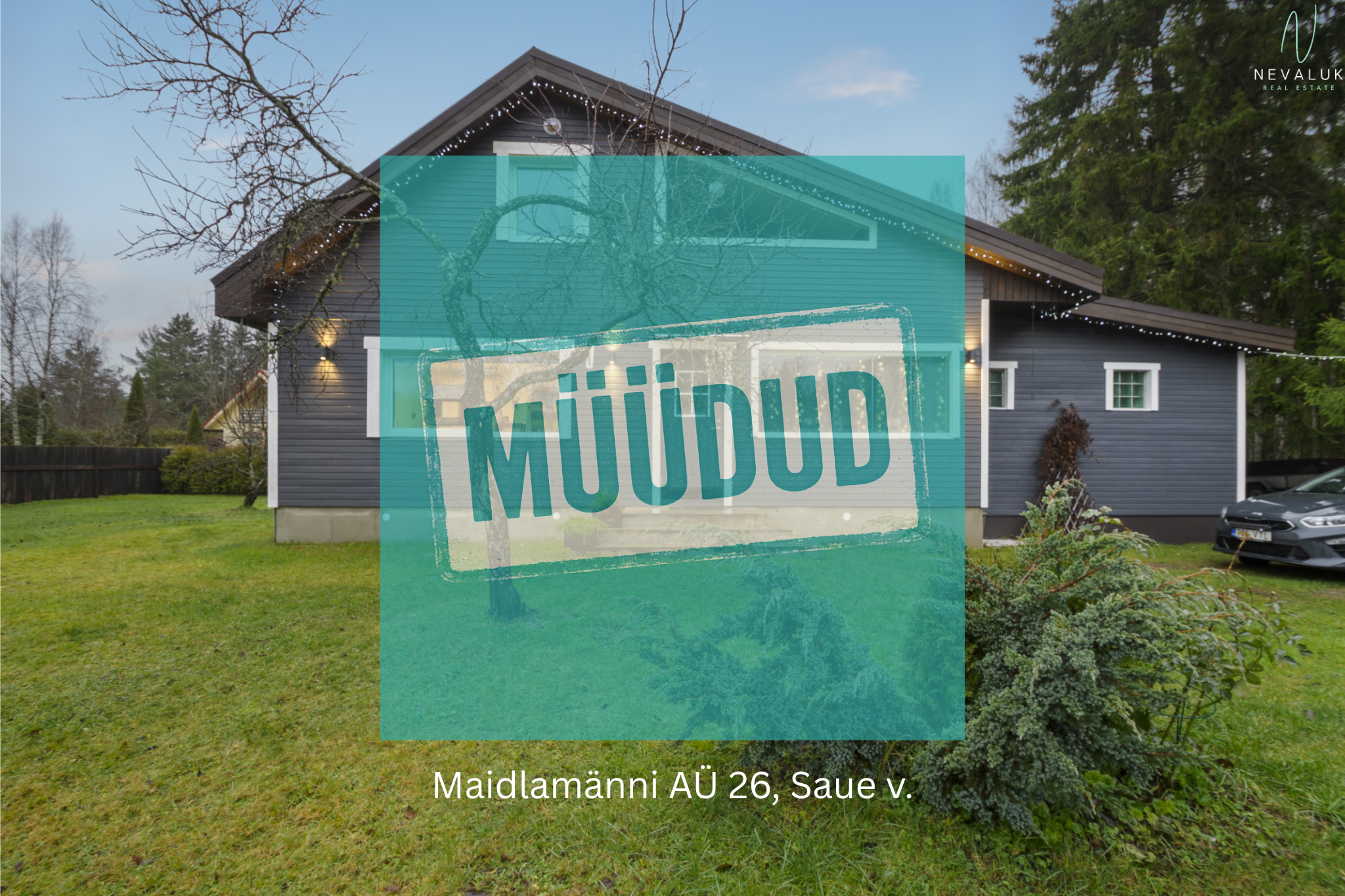 Müüdud maja Saue vald